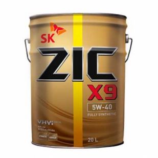 ZIC X9 5W-40 20L FULLY SYNTHETIC