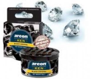 Ароматиз. Areon Auto retail Black Crystal гель 1шт