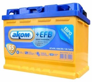 AKOM EFB 6СТ-65VL Euro