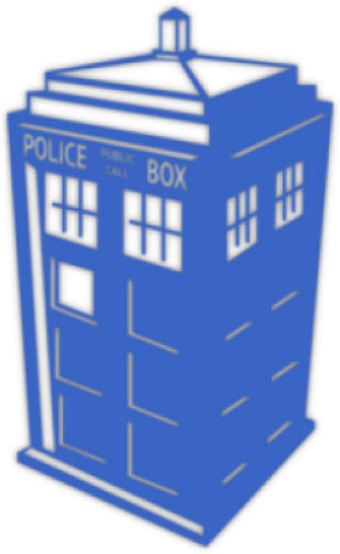 Наклейки на машину "Doctor Who Tardis"