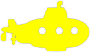 Наклейки на автомобиль "Yellow Submarine"