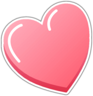 Наклейки на авто "Сердечко "