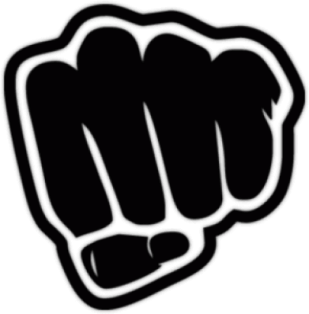Наклейка на авто "Fist"
