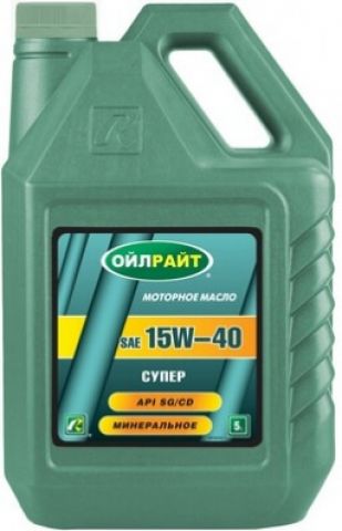 Масло Oilright Super 15W40 5л 