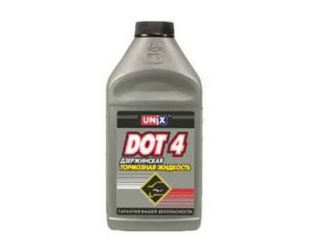 Lichid de frînă DOT-4 UNIX 910 gr.