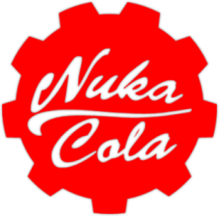 Стикеры на машину "Nuka-Cola"