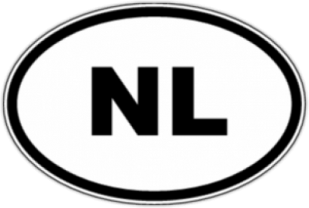 Стикеры на авто "NL - Нидерланды"