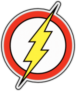 Стикеры на машину "Флэш"