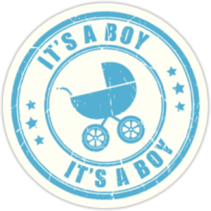 Наклейки на автомобиль "It's a Boy"