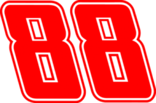 Стикеры на автомобиль "88"