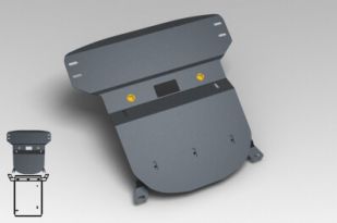 Защита картера - Комплект ЗК и крепеж BMW X3 (2011-) (3мм) 2,0 дизель АКПП в Кишиневе