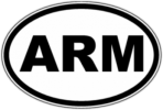 Наклейки на авто "ARM - Армения"