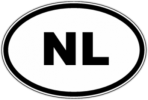 Стикеры на авто "NL - Нидерланды"