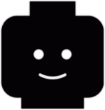 Наклейка на авто "JDM Lego Head Man"